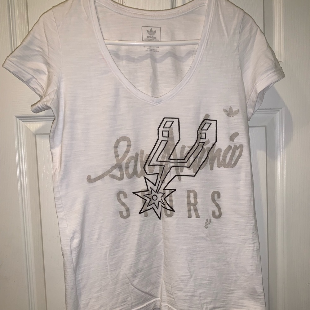 Adidas Classic San Antonio Spurs Tee Shirt